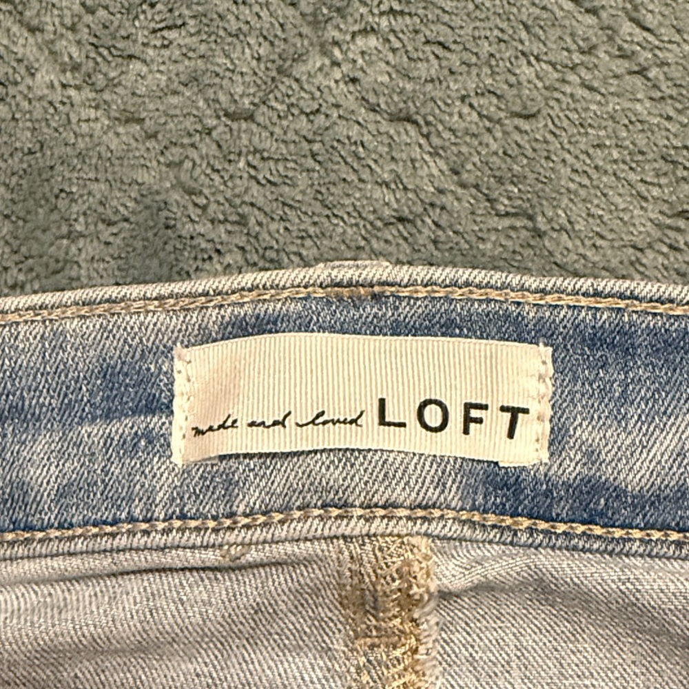 Loft modern skinny crop with embroidery - Picture 4 of 8